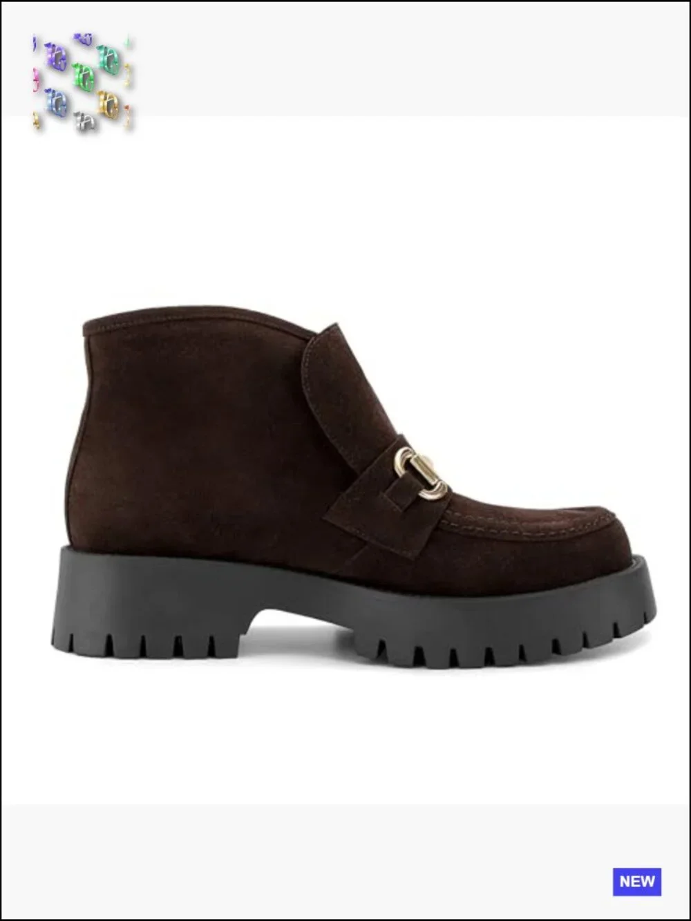 Chunky Heel Ankle Booties Platform Slip On Fall Winter Short Boots